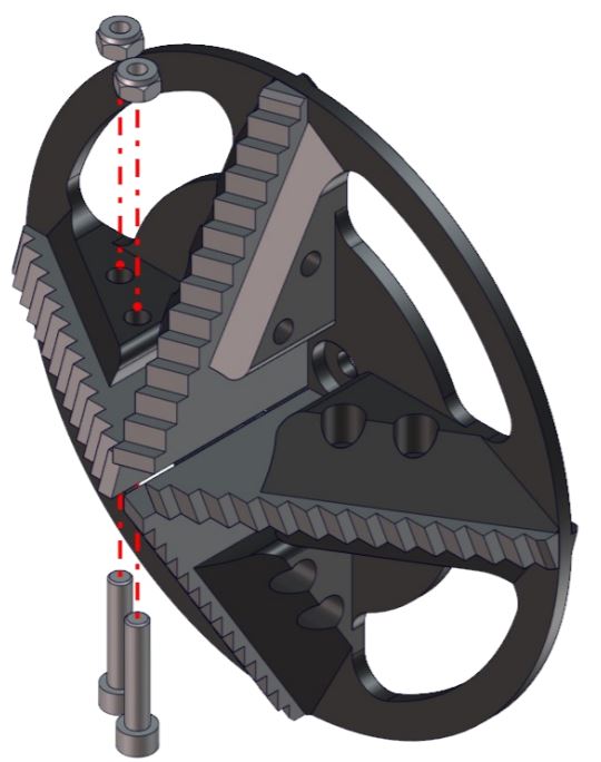 crusher drill screw