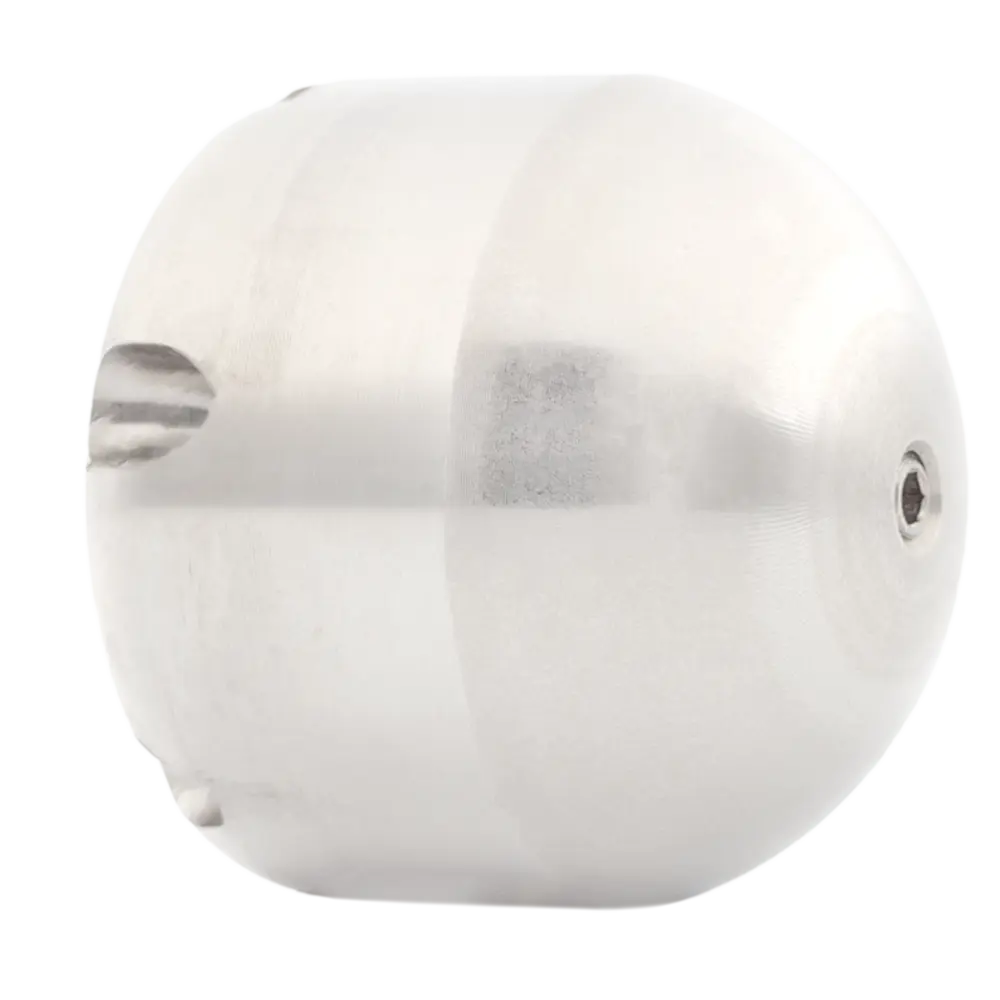 Vooraanzicht van de 1/2 inch Mixed Open Button ontstoppingskop met effectieve frontstraal.