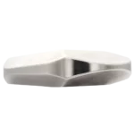 Vooraanzicht van de zware 1/2 inch zandschoen nozzle, geoptimaliseerd voor het effectief verplaatsen van grote hoeveelheden sediment.