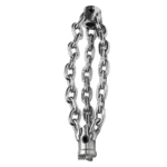 Picote PVC Tiger Boor Ketting voor veilige rioolreiniging; de krachtige freesketting om totale blokkades in kunststof en PVC leidingen te doorbreken.