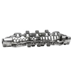 Losse Picote 3D Premium reserve ketting voor rioolreiniging, de zelfverstelbare vervangingsketting voor variabele buisdiameters van DN75 tot DN150.