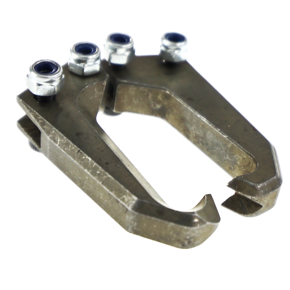 Drie verschillende Picote Grabber Jaw sets voor professionele rioolbergingen.